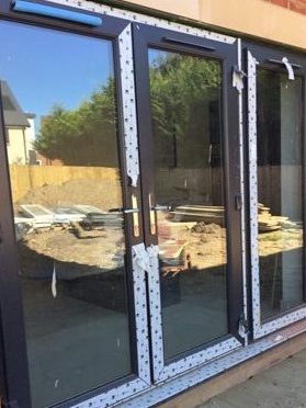 Evolving Glass solutions external door installation in sailsbury